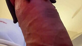 quick workout handjob for my massive throbbing monster cock