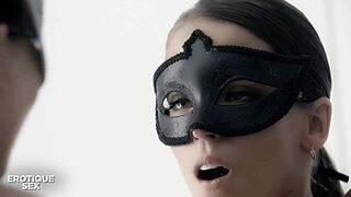 Lucy Li and Silvie Deluxe shake huge natural tits in wild lesbian orgasm frenzy!