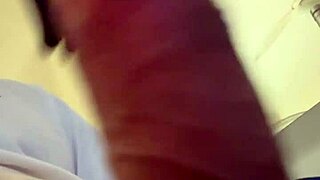 quick workout handjob for my massive throbbing monster cock