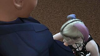 lex luthor ravages harley quinn with deep emotional thrusts in sims parody