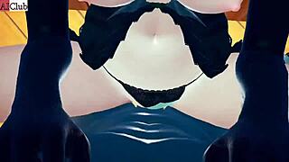 oh god, watch this hentai babe take big cock missionary pounding now?