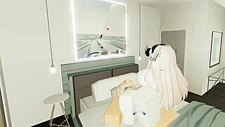 ever tried riding cowgirl like this experienced gamer girl does?