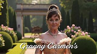 granny carmen claus gets fucked hard to creampie ho ho ho! 🎅🍆💦