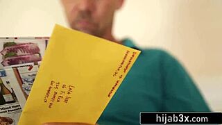 hijab black babe rides old guy bareback hardcore