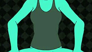 Undyne Rides Monster Cock in Undertale Hentai Fuck