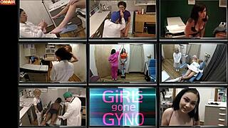 Misty Addams spreads small tits in yearly physical exam