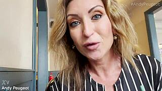 Would You Risk POV Pounding Shaved Milf Pussy in Coffee Shop Bathroom?