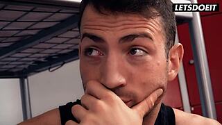 can roommate's hard bangs satisfy lenina crowne's big fake tits redhead pussy?