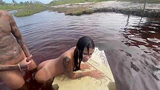 Leaked nudist beach raw pussy pounding with skinny friend