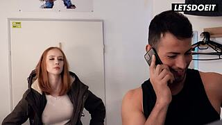 can roommate's hard bangs satisfy lenina crowne's big fake tits redhead pussy?