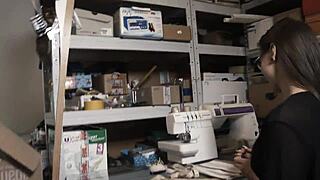 sheer lingerie lesbians vibe pussies during lunch break update