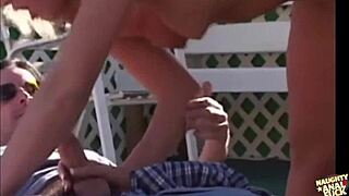 A blonde threesome explodes into intense fivesome action