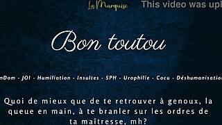 bon toutou, my french femdom joi makes you jerk humiliated cuck