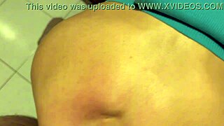 blonde milf begs for quick kitchen fuck right here homemade