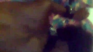 overwhelmed ebony teen fat ass bounces wildly taking deep backshots from big black cock