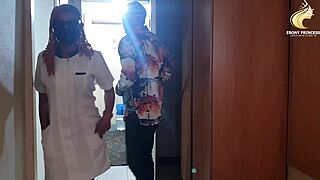 why does horny ebony nurse bang interviewer for promotion with wet pussy riding big cock?