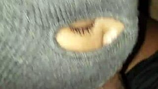 Fat BBW Sloppy Deepthroat Big Black Cock on Balcony Amateur