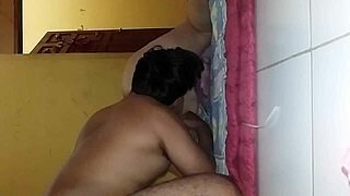 Indonesian Mature's Wet Pussy and Big Ass Pounded Doggystyle by Friend