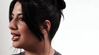 Three Camera Angles Busty Sarah Arabic Masturbating Orgasm!