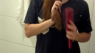 Submissive brazilian milf oiled up for romantic wet tit sex!