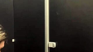 Horniness hits hard at the gym leading to steamy bathroom release and explosive climax