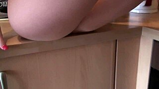 imagine me stripping naked in the kitchen moaning softly as i touch myself for you