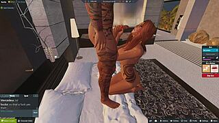 mercedes bends for buck's massive cock stuffing every slutty hole as his eager fuck toy