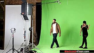 blonde fan sucks rides idols big black cock deep