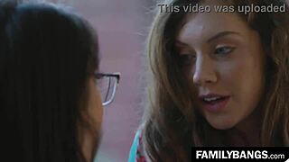 What if schoolgirls with glasses like Elena Koshka and April O'Neil crave secret lesbian tribbing?