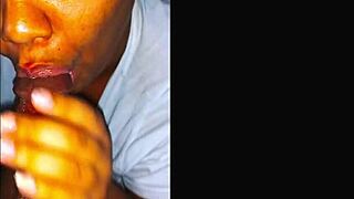 big breasted beauty delivers sloppy wet blowjob