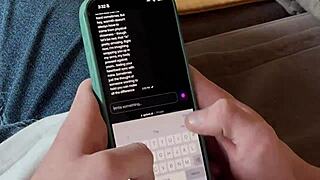 she grows jealous of the ai bot, gets wildly aroused, and takes cum on her ass