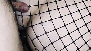 Skinny Wife in Stockings Craves Rough POV Pounding in Tight Ass