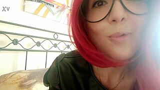 voyeur rips milf lingerie splashes cum on tight tits