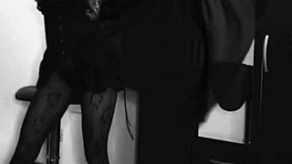 Horny Witch Pounds Herself With Cane And Buttplug Teasers!