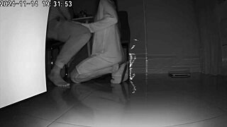 A friend sneaks in for a real kitchen rendezvous with intense action