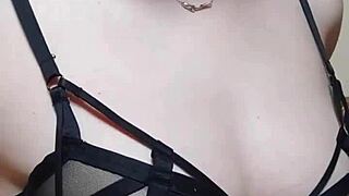 Horny Saleswoman's Evening Naked Chat with Boss for Promotion