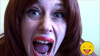 Horny Fetish Queen Tongue Tease