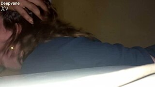 how deep can this blonde slut throat your throbbing cock?