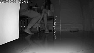 A friend sneaks in for a real kitchen rendezvous with intense action