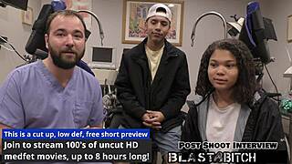 Michelle Anderson moans spreading for creampie in latex gloves missionary