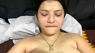 he licks her pink pussy before slamming his huge cock inside