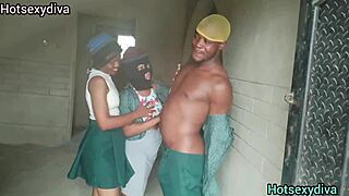 naughty schoolboy dives into steamy threesome with two horny college girls