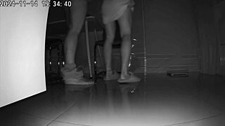 A friend sneaks in for a real kitchen rendezvous with intense action