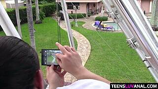 KIMBER WOODS Takes MONSTER COCK in OUTDOOR ANAL Pounding Frenzy