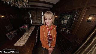 ashley graham milf rides cock in ripped stockings resident evil cosplay