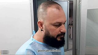 Doctor, massage my cock bigger then fuck me deep!