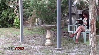 Amateur Japanese Maria Sasaki delivers kinky deep blowjob fantasy