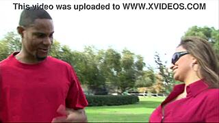 claudia valentine's shaved pussy gaped in interracial doggystyle hunt