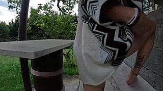 i walk outdoors stripping because my pussy gets too wet