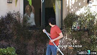 horny milf gets deepthroated and fucked by embarrassed guy